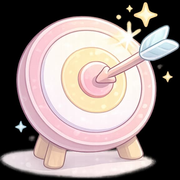 Target with arrow illustration